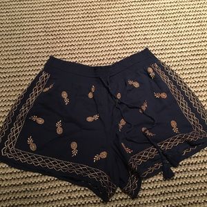 JCrew pineapple shorts